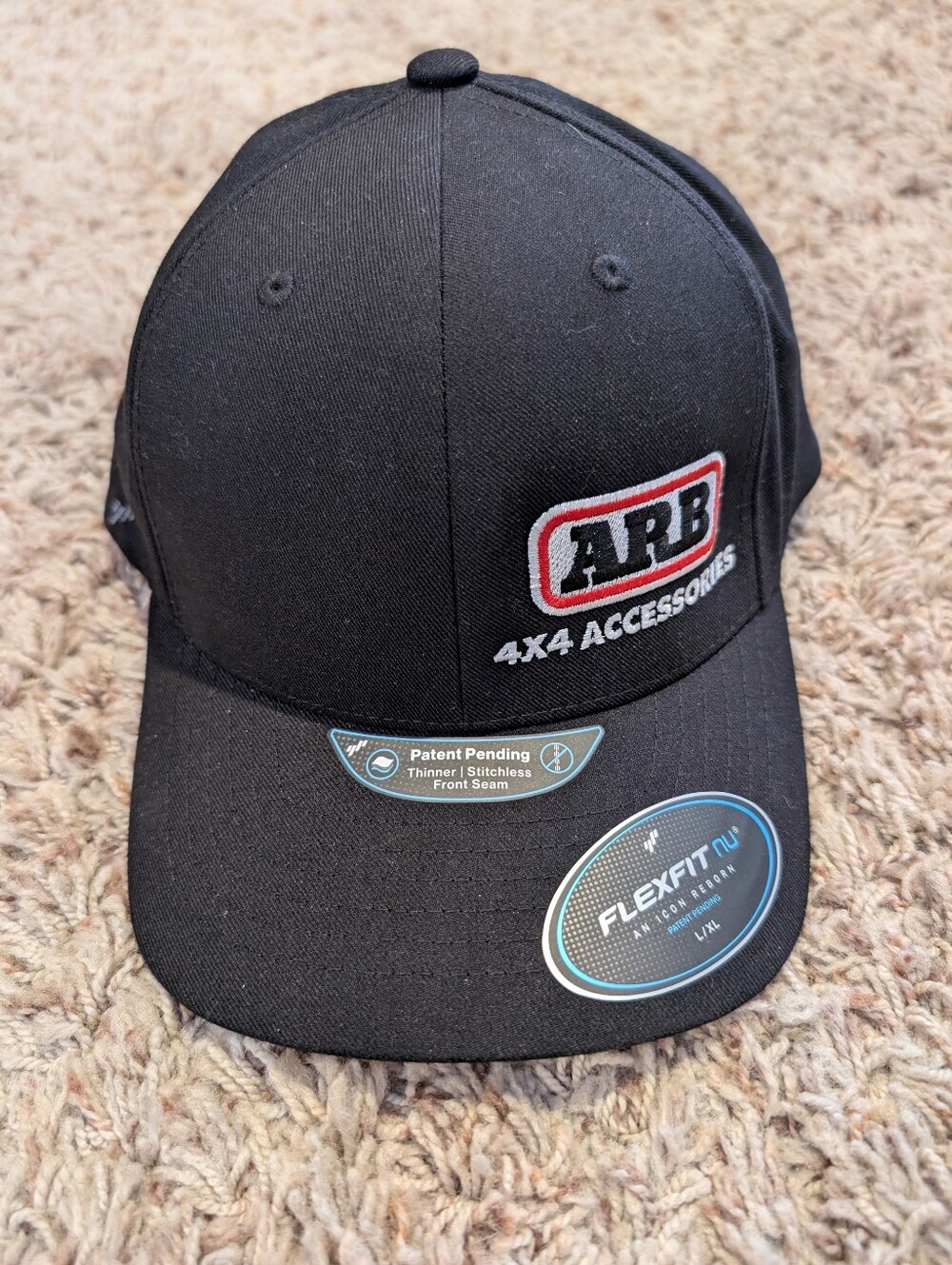 ARB Black 4x4 Accessories Flexfit Hat